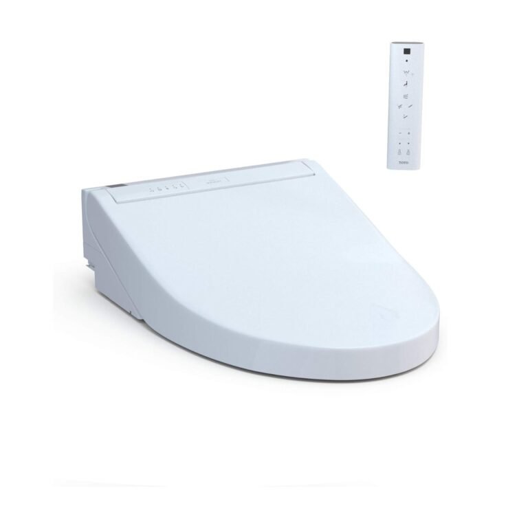 Product Reviews 3 Electronic bidet seat by TOTO in white with wireless remote control and integrated control panel